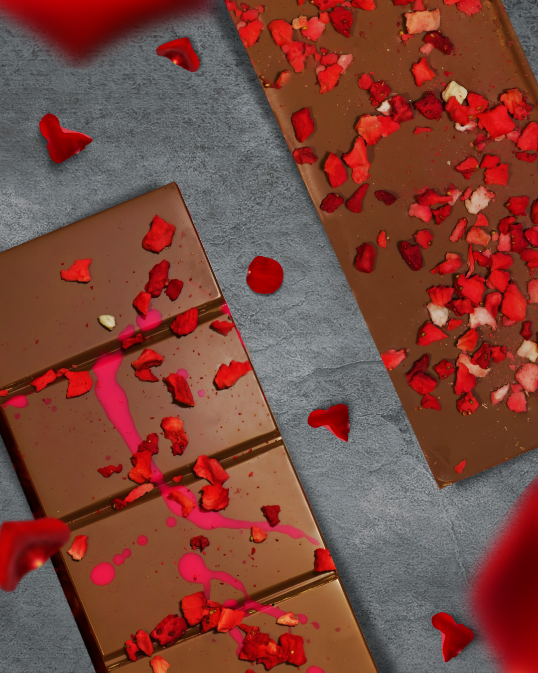 Dubai Chocolate - Valentine Edition (Pistachio + Strawberry Jam)