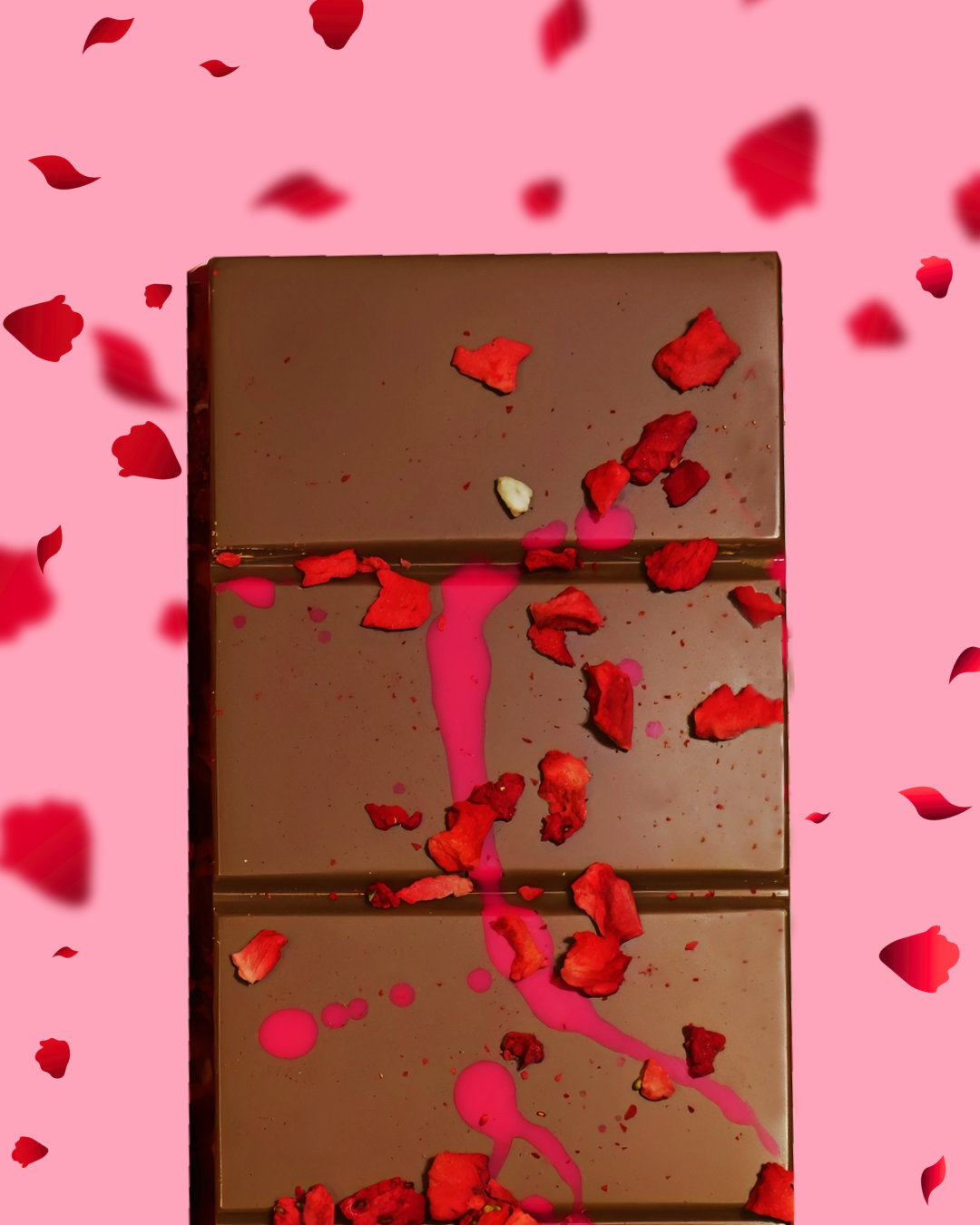Dubai Chocolate - Valentine Edition (Pistachio + Strawberry Jam)